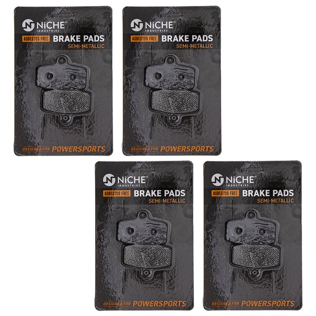 Niche Front Brake Pad Set for KTM 85 Semi-Metallic Motorcycle 4 Pack 519-KPA2474D