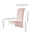 thumbnail image 3 of TopLLC Couverture Jetée, Couverture Jetée pour Canapé en Velours Extensible Chair Cover Grande Inclinée Dossier Haut Chair Cover Couleur Unie Maison Hôtel Salle à Manger Chair Cover Tout-en-un Tout Inclus Anti-Saleté Chairs Cover, 3 of 6