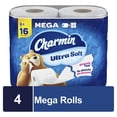 thumbnail image 1 of Charmin Ultra Soft Toilet Paper 4 Mega, 1 of 9