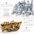 thumbnail image 2 of 145pcs Plastic Bolt Nut Dome Caps Hexagon Screws Protection Covers, 2 of 8
