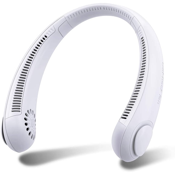 Portable Neck Fan,Hands Free Bladeless 360° Cooling Hanging Fan USB Rechargeable Personal Neck Fan