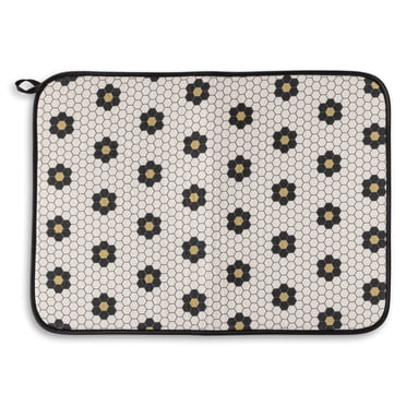 Thyme & Table Dish Drying Mat Pennytile Print