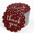 thumbnail image 4 of Inkdotpot Silver Foil Paper Hang Tags Thank You Bridal Shower Favor Tags 100 Pieces, 4 of 6