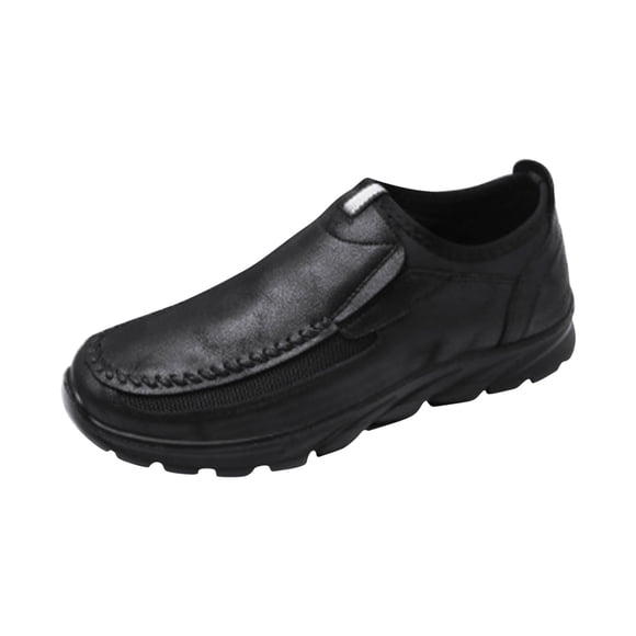 RKSTN Mens Dress Shoes Outdoor Shoes Of The Season One Foot On Sports Shoes Middle-aged Elderly Covers Leather Shoes for Men