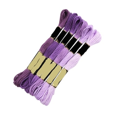 EGNMCR Gradient Embroidery 8 M 6 Color Embroider Embroidery Manual Accessories Embroidery Thread Color Embroidery Thread Embroidery thread