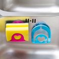 thumbnail image 4 of Ruiboury Kitchen Sink Suction Holder more Sponges Scrubbers the holder in place Soap Storage Rack Suction Cup Bathroom Drying Rag Organizer, 4 of 9