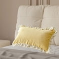 thumbnail image 4 of EGNMCR Ruffle Fall And Winter Thickened Milk Flannel Pillowcase Warm Pillowcase Cotton Pillowcase, 4 of 6