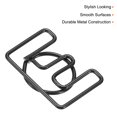 thumbnail image 4 of Unique Bargains Paper Clip Coated Letter E Shape Bookmarks, Black, 100 Count, 4 of 6