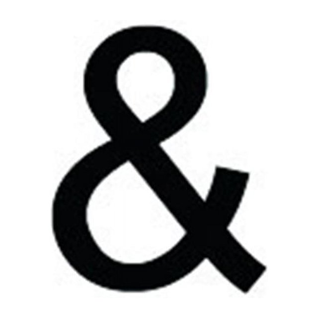 Village Wrought Iron LET-AMP-S Letter Ampersand Small