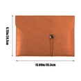 thumbnail image 3 of Clearance! Leather File Bag A4 File Bag Briefcase Button Business Office Storage Portable Large Capacity Folder Limited Time Deals Weekly Finds #63, 3 of 7