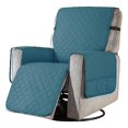 thumbnail image 2 of Housse de Sofa 2024 Réversible pour Fauteuil Inclinable, Housse Imperméable avec Poches Latérales, Protège-Fauteuil Inclinable Lavable avec Sangles Élastiques pour Enfants, Chien, Beige, 2 of 9