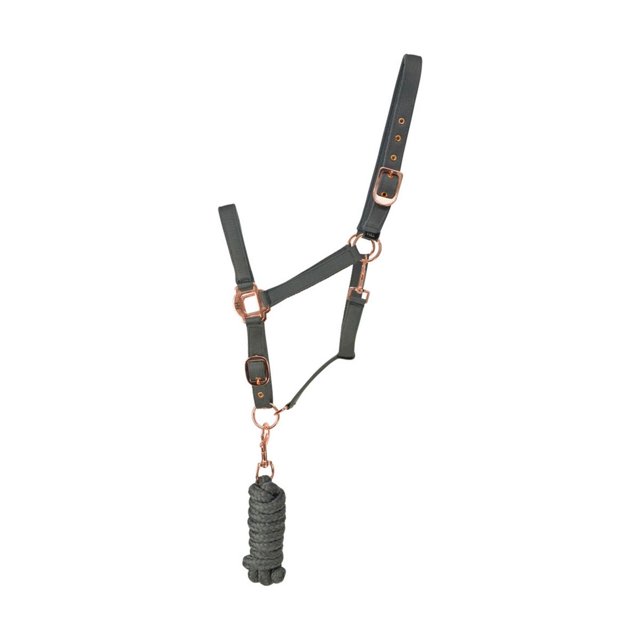 Collier de Tête et Corde de Plomb Rose Doré