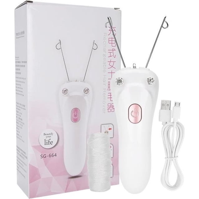 Threading Epilator Electric Threading Epilator USB Charging Cotton Thread Epilator
