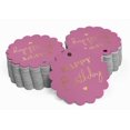 thumbnail image 2 of Inkdotpot Gold Foil Paper Hang Tags Happy Birthday Favor Tags 100 Piece, 2 of 6