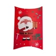 thumbnail image 2 of Vaidha Christmas Pillow Box Candy Chocolate Packaging Box Nougat Baking Box New Year Nut Gift Box Empty Box, 2 of 6