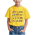 thumbnail image 1 of WRKEKC T-Shirts d'Été pour Garçons, T-Shirts Décontractés pour Garçons, T-Shirts Polyvalents Décontractés à Manches Courtes pour Enfants avec Motif Imprimé et Col Rond, 1 of 6