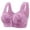 Violet, variante sur Catégorie de Produit Soutien-Gorge / Titre du Produit Bretelles Confortables et Transparentes pour Femmes Sans Armatures Dos Nu Sans Mousse avec Bretelles Convertibles