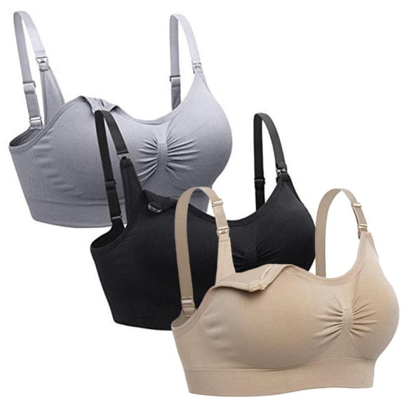 OUSITAID Womens Sleeping Nursing Bra Wirefree Breastfeeding Maternity Bralette