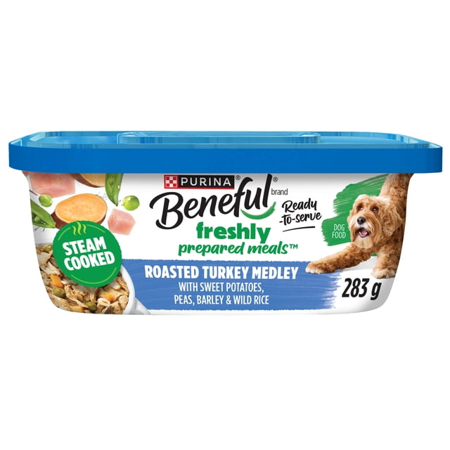 Beneful Repas Préparés Mélange de Dinde Grillée, Nourriture Humide pour Chiens 283 g