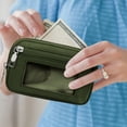 thumbnail image 4 of Boovnll Home Storage, Transparent Pvc Card Wrist Bag Portable Bank Card Coin Storage Bag, Storage, Storage and Organization, Organization and Storage, 4 of 5
