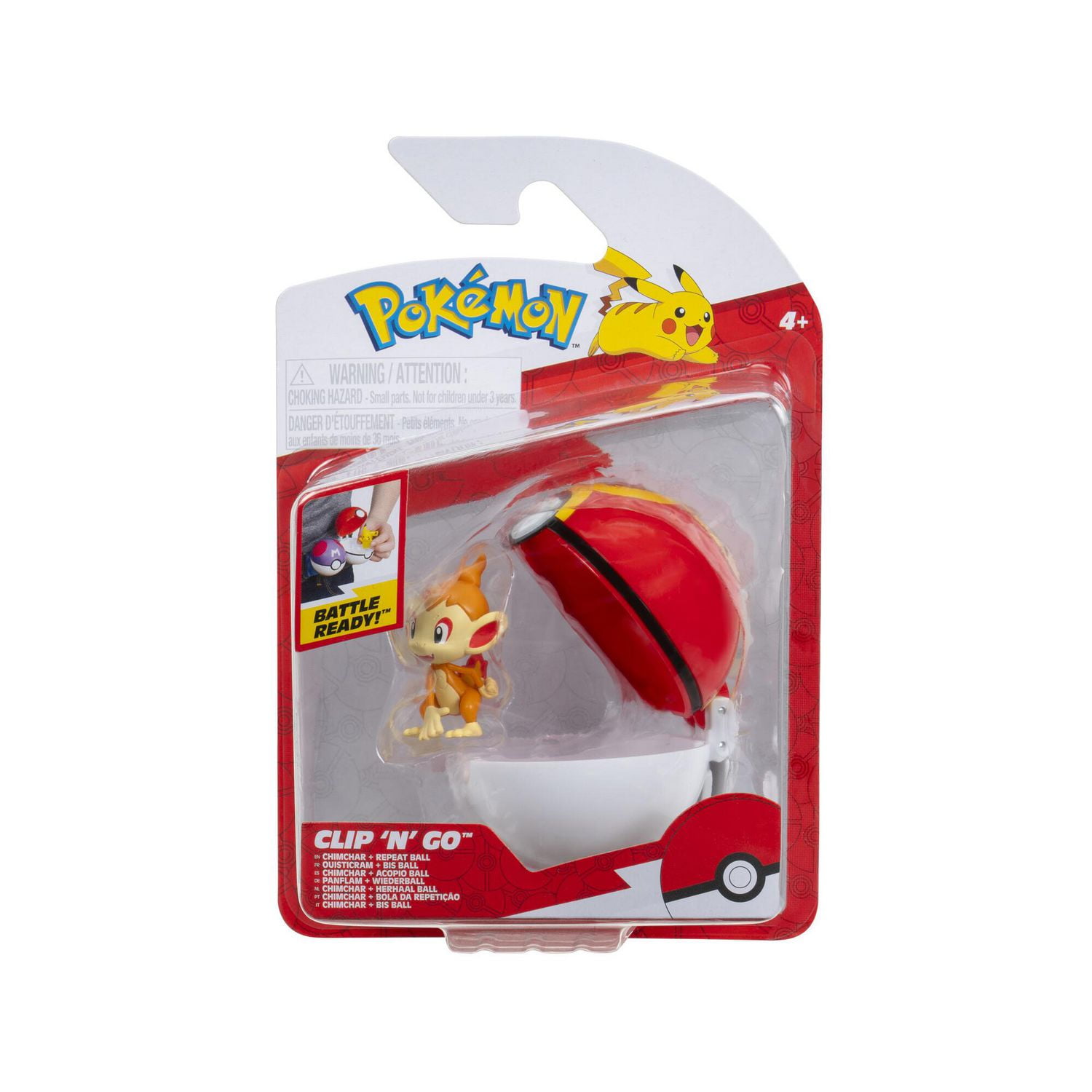 Pokémon Clip 'N' Go - Ouisticram avec Poké Ball