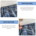 thumbnail image 2 of MasteelfCA 4 Ensembles Boucles de Taille Ajustables Pantalons Boutons Sans Clous Boucles de Taille Jeans, 2 of 7