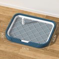 thumbnail image 3 of WIFKLSIIPG Puppy Tray Detachable Washable Mesh Dog Pee Pad Holder Tray Puppy Training Pad Holder Floor Pet Toilet Training Tray Litter Corner for Dogs, 3 of 3