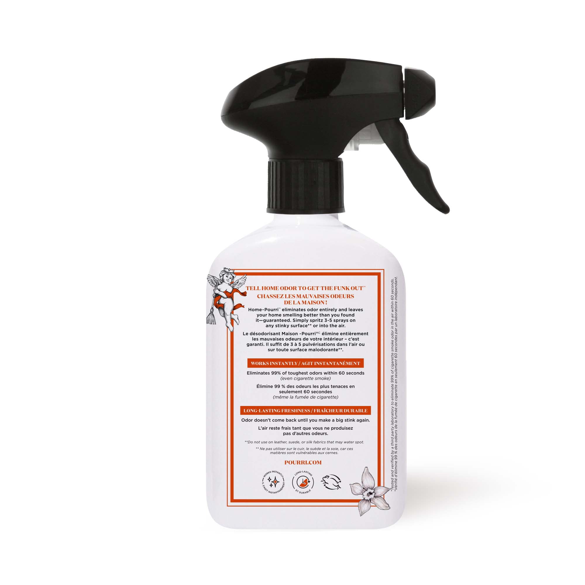 Home-Pourri Spray multi-usages 325 ml - Pamplemousse, litchi, vanille - FRENCH