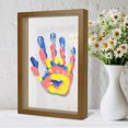 thumbnail image 4 of Family Handprint Kit Couple Handprint Photo Frame DIY Handmade Palm Style Children's Day Gift For Girlfriend Handprint Painting 5ml, 4 of 4