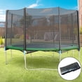 thumbnail image 2 of Soozier 12FT Trampoline Net Enclosure Trampolining Bounce Safety Accessories w/ 8 Poles Net Enclosure Only, Black, 2 of 10