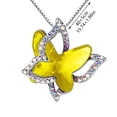 thumbnail image 2 of Jusqu'à 65 % de Rabais sur les Colliers SMihono pour Femmes Collier Papillon en Cristal Multicolore Pendentif de Mode, 2 of 2