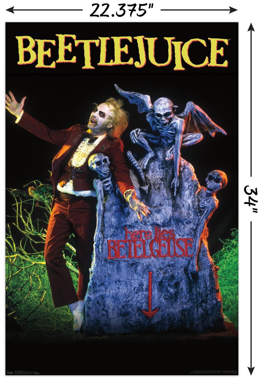 Beetlejuice - Grave Wall Poster