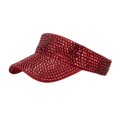 thumbnail image 1 of GDREDA Baseball Casquette Mode Femmes Imprimé Léopard Sun Visière de Baseball Rouge, Taille Unique, 1 of 4