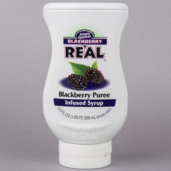 Real Sirop Infusé à la Purée de Mûre 16,9 fl oz