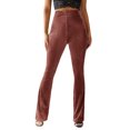 thumbnail image 1 of Wangsaura Women's Bootcut Yoga Pants Tummy Control Bootleg Velvet Sweatpants, 1 of 6