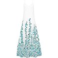 thumbnail image 3 of zanvin Robe Longue Maxi Sans Manches à Col en V pour Femmes, Décontractée, Grande Taille, à Imprimé Floral, 3 of 5