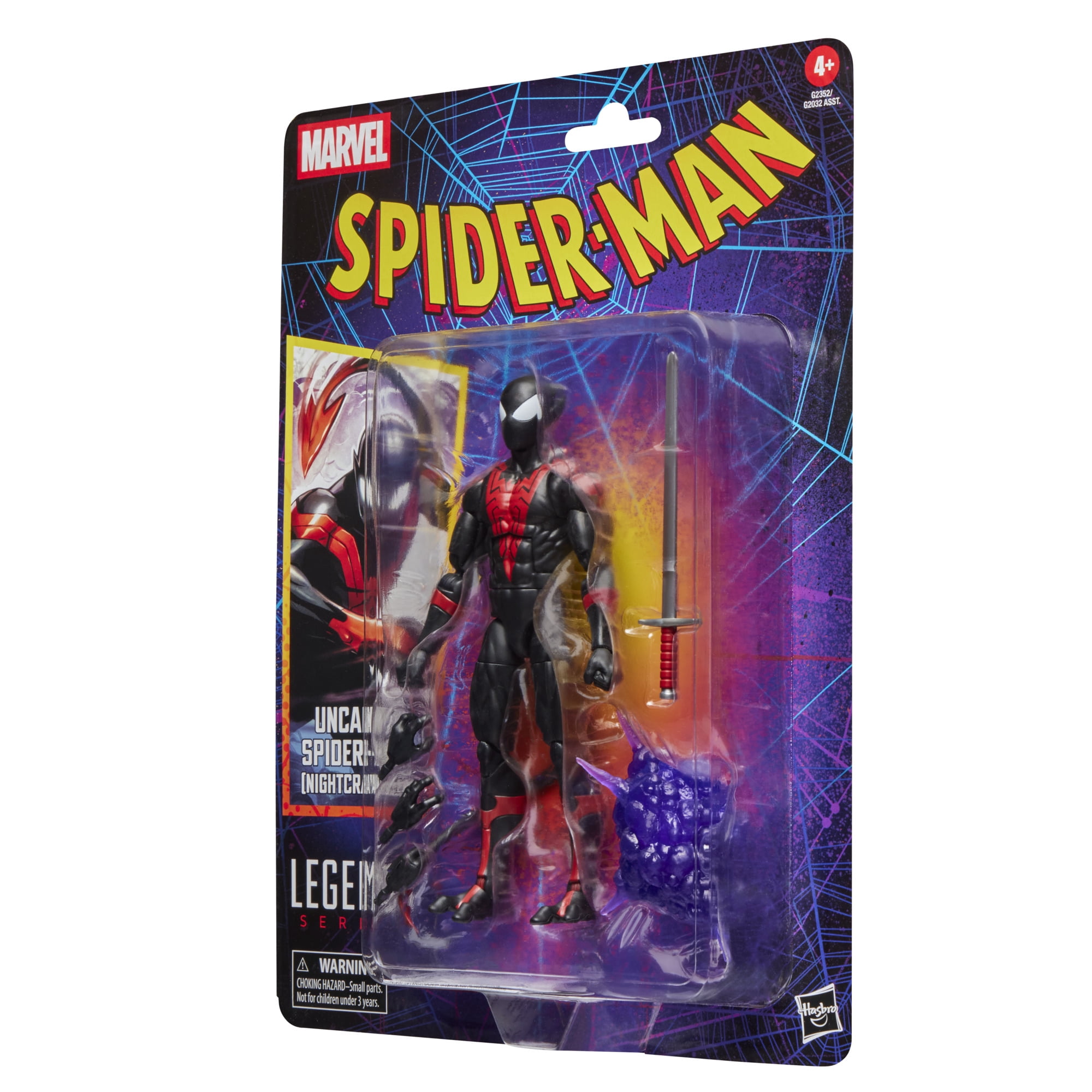 Marvel Legends Series Uncanny Spider-Man (Nightcrawler) Retro Cardback Comics Action Figure