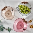 thumbnail image 1 of Snack Tray Creative Shape Food Grade Large Capacity Stackable Transparent Save Space Plastic Dry Fruit Sundries Organizer Tray Decoration Home Supplies, 1 of 8