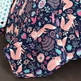 thumbnail image 4 of Lush Decor Pixie Fox 3 Piece Quilt Set, Twin, Navy & Pink, 4 of 4