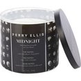 thumbnail image 1 of Perry Ellis cpemd145 14.5 oz Soy Wax Blend 3 Wick Candle - Midnight, 1 of 3