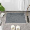 thumbnail image 4 of Diatomaceous Earth Stone Bath Mat Super Absorbent Quick Drying Shower Mat Water Absorbing Rug for Bathroom Floor Easy to Clean Natural Material, 4 of 6