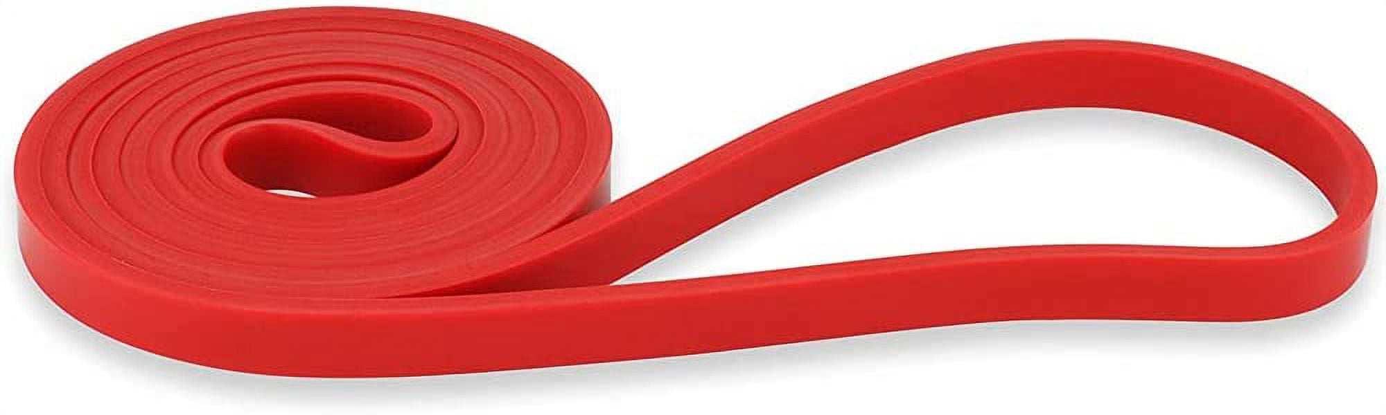 Nvzi Resistance Bands, Pull Up Bands, Pull Up Assist Band Exercise Resistance Bands for Men & Women Working Out, Body Stretching, Physical Therapy, Muscle Training（Red）