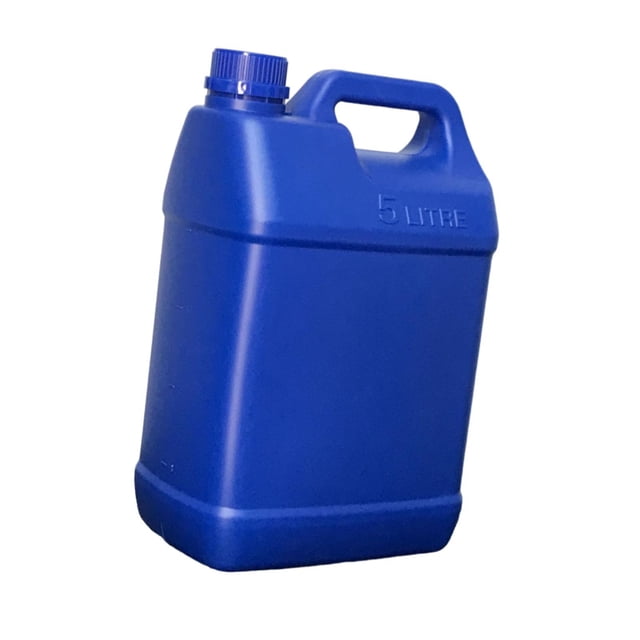 Luzkey Hdpe Jug Mixing Can 5 L Transport Container Multi Purpose Storage Tank Storage Container for Water Oils Beverage Sauces Soaps Blue
