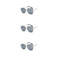 thumbnail image 2 of relayinert Fashionable Polarized Lens Small Square For Trendy Style Materials silver white silveC4 3Set, 2 of 6