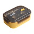 thumbnail image 1 of Boovnll Bento Box, Stainless Steel Insulated Lunch Box for Office Workers Large Capacity Lunch Box Student Compartment Lunch Tray, Bento Box Adult, Bento Box for Kids, Lunch Box Containers, 1 of 2
