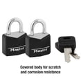 thumbnail image 3 of Cadenas à boîtier massif revêtu Master Lock de 3/4 po de largeur, 3 of 6