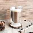 thumbnail image 4 of Bangcool 9.1oz Espresso Cup Creative Double Wall Espresso Glass Coffee Glass, 4 of 10