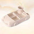 thumbnail image 4 of Fiber Car Food Tray Division Cute Split Design Set Bowl Tableware, 4 of 5