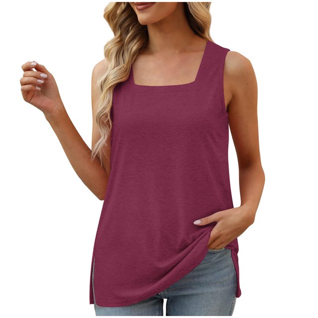 Birdeem Débardeur pour Femmes Mode Décontractée Col Confortable T-Shirt Ample Sans Manches