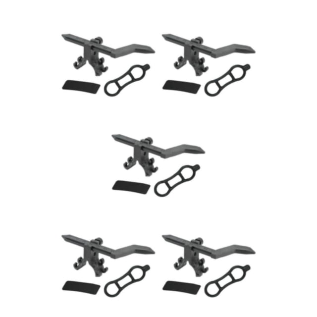 Transemion Bike Wheel Truing Stand Made Of Plastic And Metal For Long-lasting Easy-to black 5Set